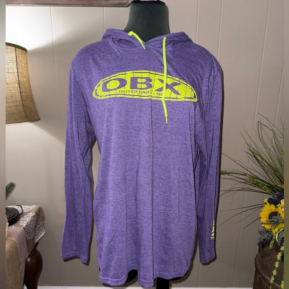 OBX Outer Banks N.C. • Lightweight Hoodie - Picture 1 of 7